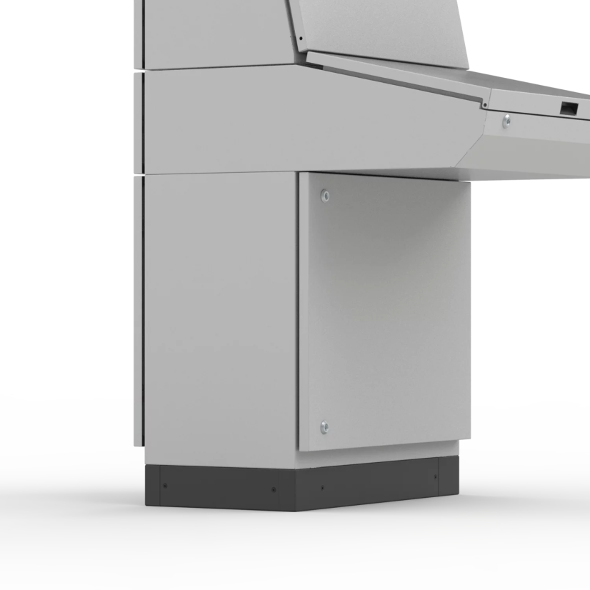 nVent HOFFMAN PST1050 Plinth Side Panels, 100x500mm, Mild Steel