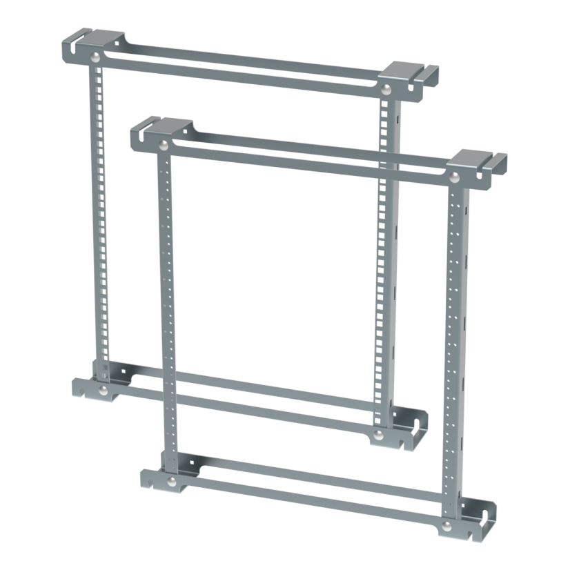 Hoffman PROTEK PTRA48T DWDH2 Tapped Hole Rack Angle, Steel