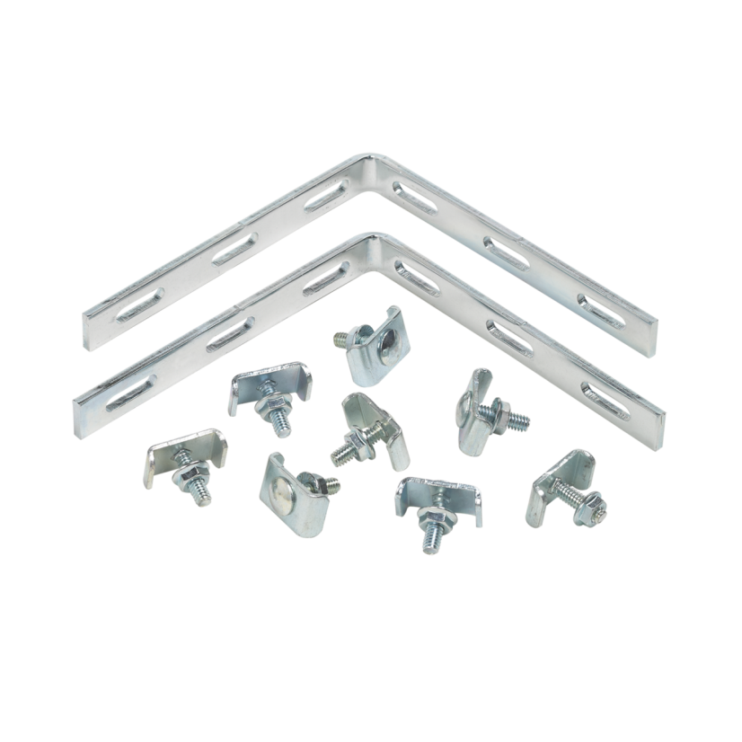 Hoffman QUICK TRAY PRO QTPUS10BLK DQT Splice Bar, 4 in W Tray, 13 in H, Steel