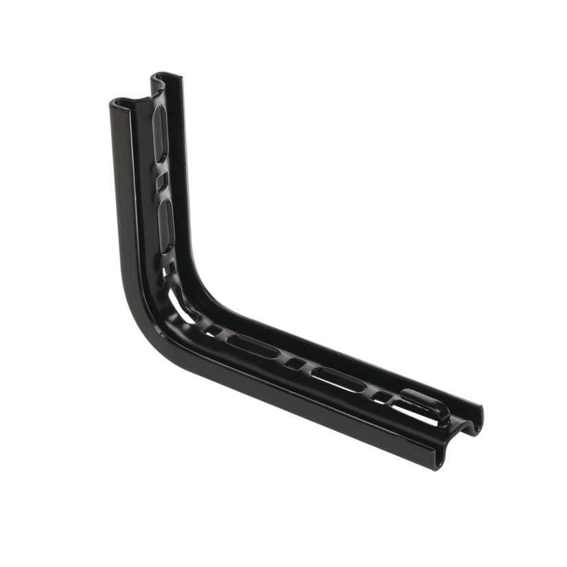 Hoffman QUICK TRAY PRO QTPLB8 DQT L-Bracket, 8 in L x 6 in W x 1 in H, For Use With Cable Pathway, Steel