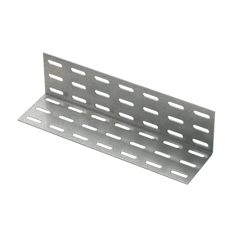 Hoffman QUICK TRAY PRO QTPWTB DQT Wall Termination Bracket, 12 in L x 3 in W x 3 in H, Steel