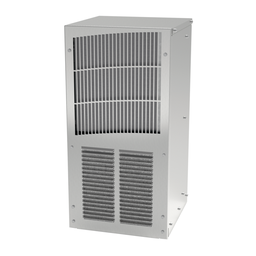 Hoffman Spectracool T200216G155 MCL/T Series Compact Outdoor Enclosure Air Conditioner, 115 V AC, 7 A, 50/60 Hz, NEMA 3R/4/12 Enclosure, 2000 Btu/hr