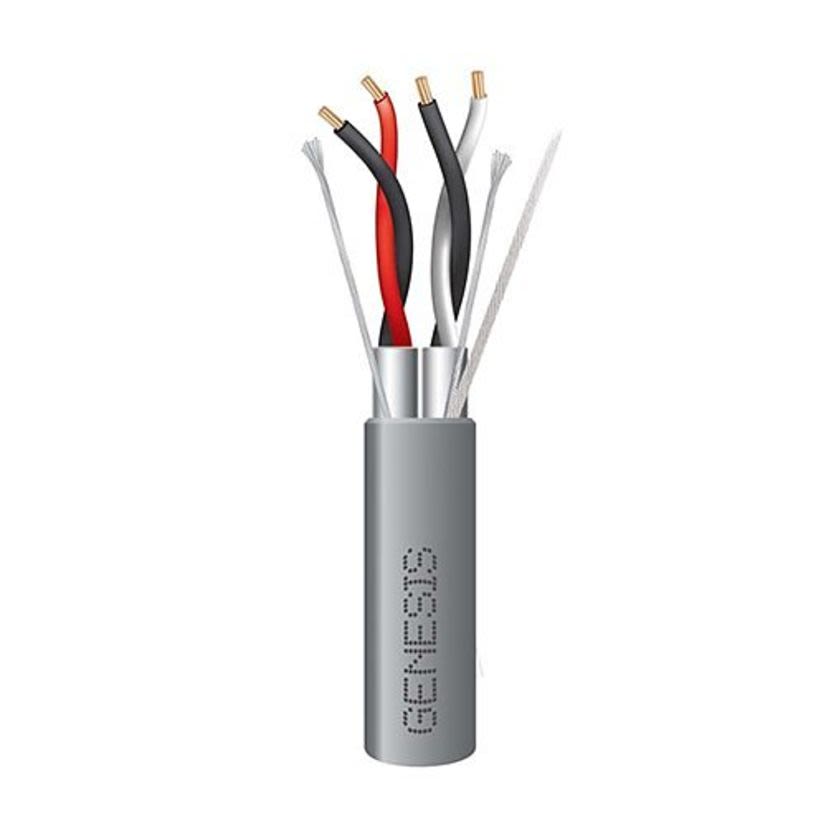 Genesis Cable 12731009 Genesis Shielded CM/CL2 Low Voltage Cable, Reel Packaging, 300 V AC, (19) 18 AWG Bare Stranded Copper Conductor, 1000 ft L