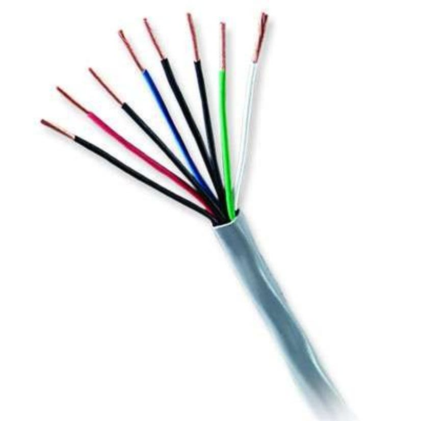 Genesis Cable 31231012 Genesis Type CMP/CL2P/FT6 Unshielded Low Voltage Cable, Reel Packaging, 300 V AC, (2) 14 AWG Bare Copper Conductor, 1000 ft L