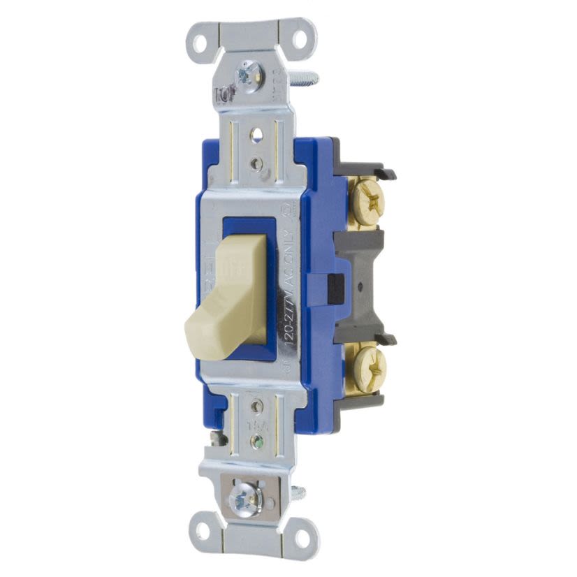Hubbell Wiring Device-Kellems 1201I SWITCH, HUBPRO, 1-POLE, 15A 120/277V, IV