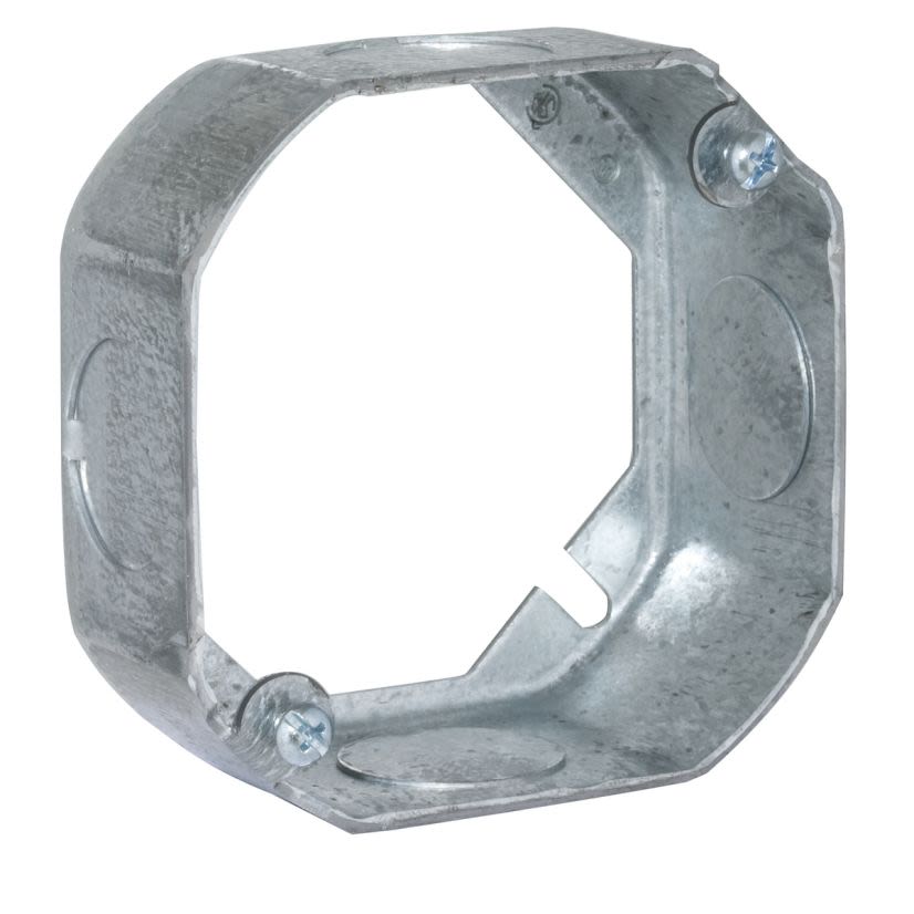 Hubbell RACO 131RAC Extension Ring, 1.56 in L x 4 in W x 1-1/2 in D, Steel