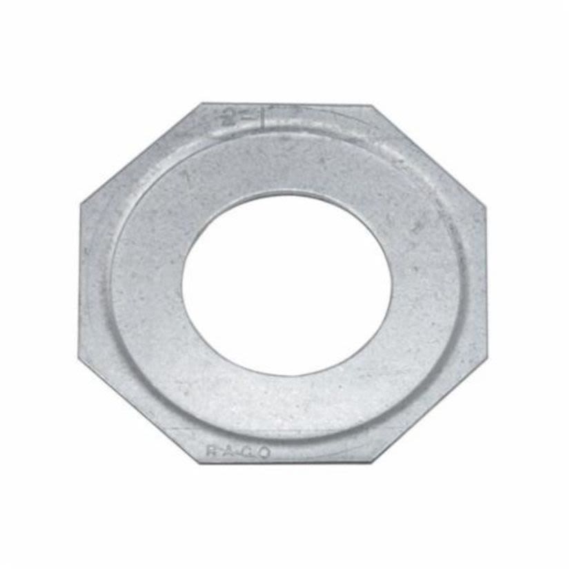 Hubbell RACO 1366 Reducing Conduit Washer, 1 x 1/2 in, For Use With EMT Conduit, Steel, Electro-Plated Zinc