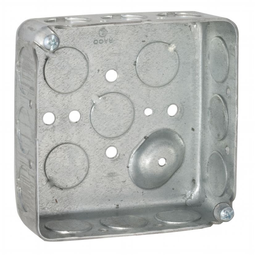 EATON Crouse-Hinds Condulet 290 Mark 9 Cover, 3/4 in Hub, For Use With Rigid Conduit, Sheet Aluminum, Natural