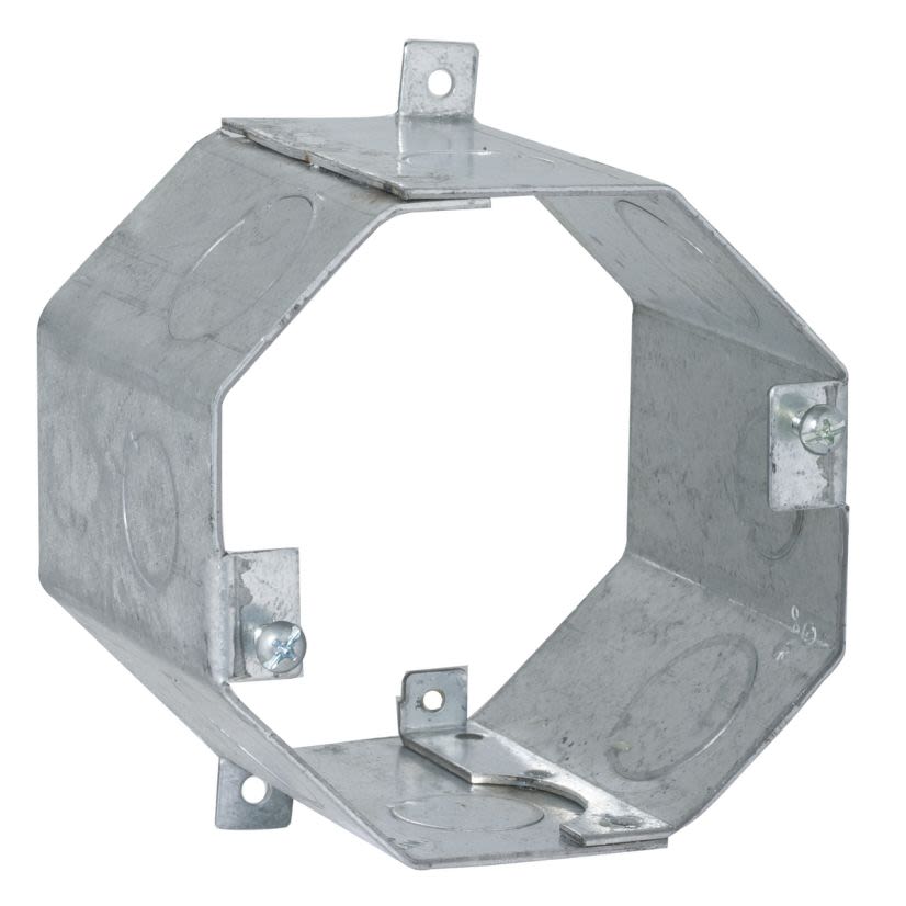 Hubbell RACO 272 Concrete Ring, Steel, 37 cu-in