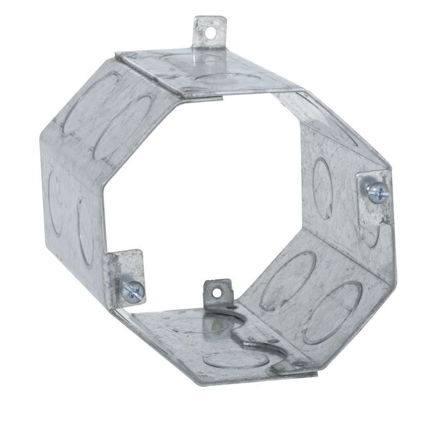 Hubbell RACO 274 Concrete Ring, 4 in L x 4 in W x 4 in D, Steel