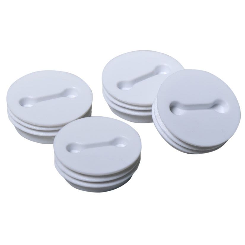 Hubbell BELL 5269-1 Closure Plug, 1/2 in NPT Thread, Lexan Polycarbonate, White