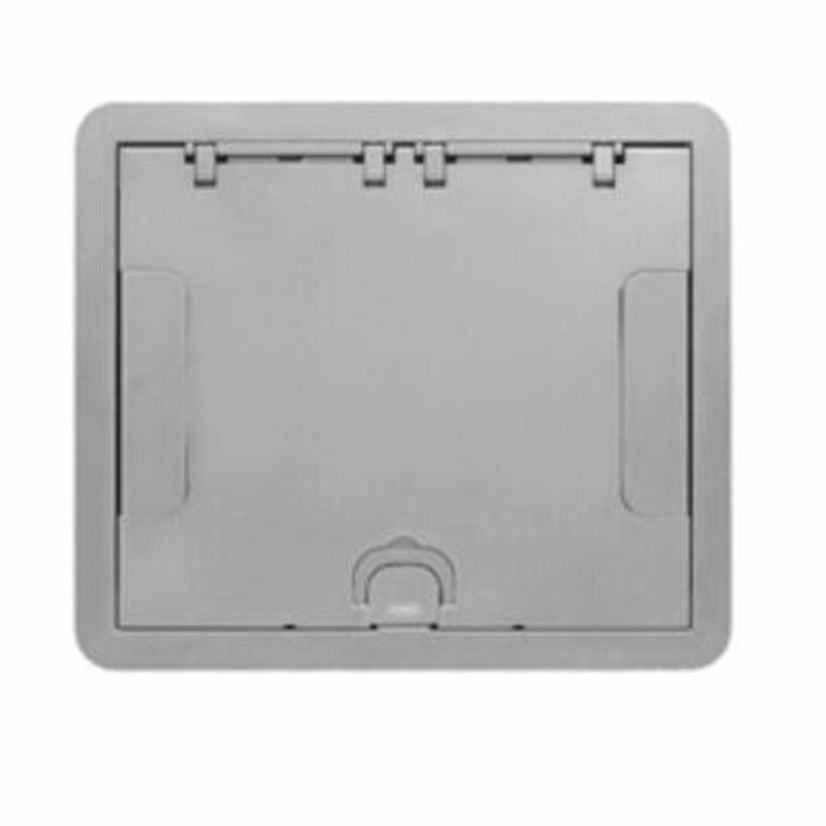 Hubbell Wiring Device-Kellems 610GCCVRALU Standard Carpet Cover, 11-1/2 in L 10 in W