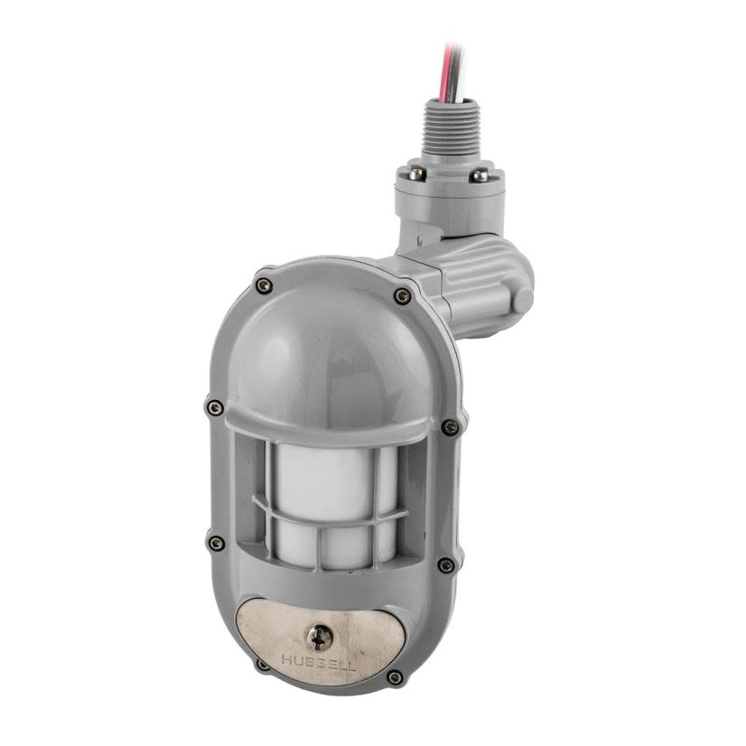 Hubbell Wiring Device-Kellems H-MOSS MAXX™ OPTIMYZER AHP1600WRP Heavy Duty Watertight Occupancy Sensor With Photocell, 24 VDC, Passive Infrared Sensor, 1600 sq-ft Coverage, 160 deg Viewing, Wall Mount