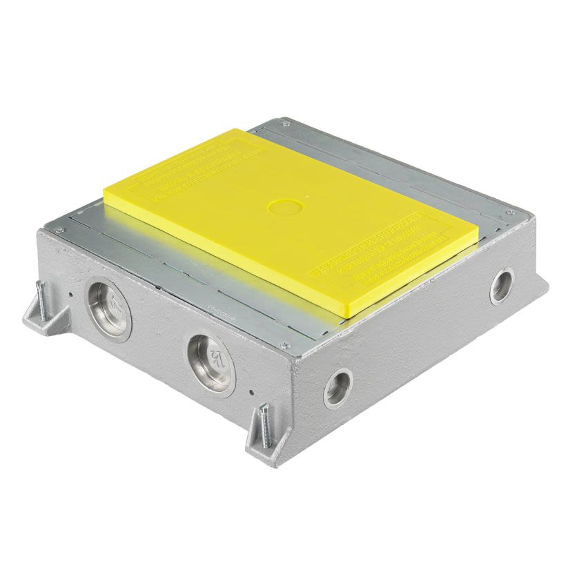 Hubbell Wiring Device-Kellems CFB4G30CI REC CFB, 4 GANG, 3.2