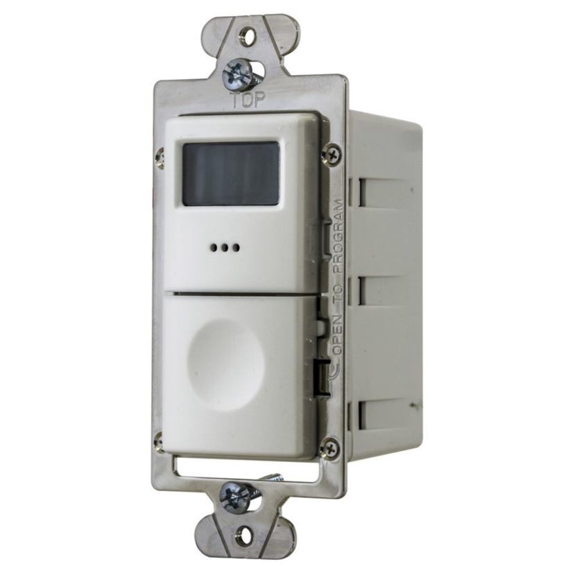 Hubbell Wiring Device-Kellems DT2000W Digital Standard Countdown Timer, 4 hr Setting, 120 to 277 VAC, 1/6 hp, 1 Pole