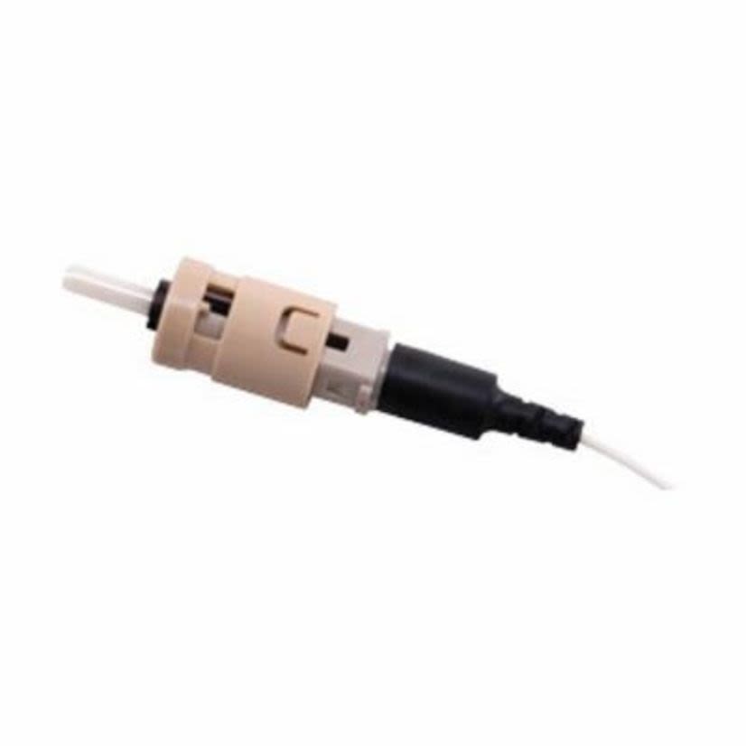 Hubbell Wiring Device-Kellems 2CLICK OptiChannel™ FCST62M12 Pre-Polished Fiber Optic Connector, ST Connector, 125 um OM1 Multimode Fiber, 900 um, Zirconia Ferrule