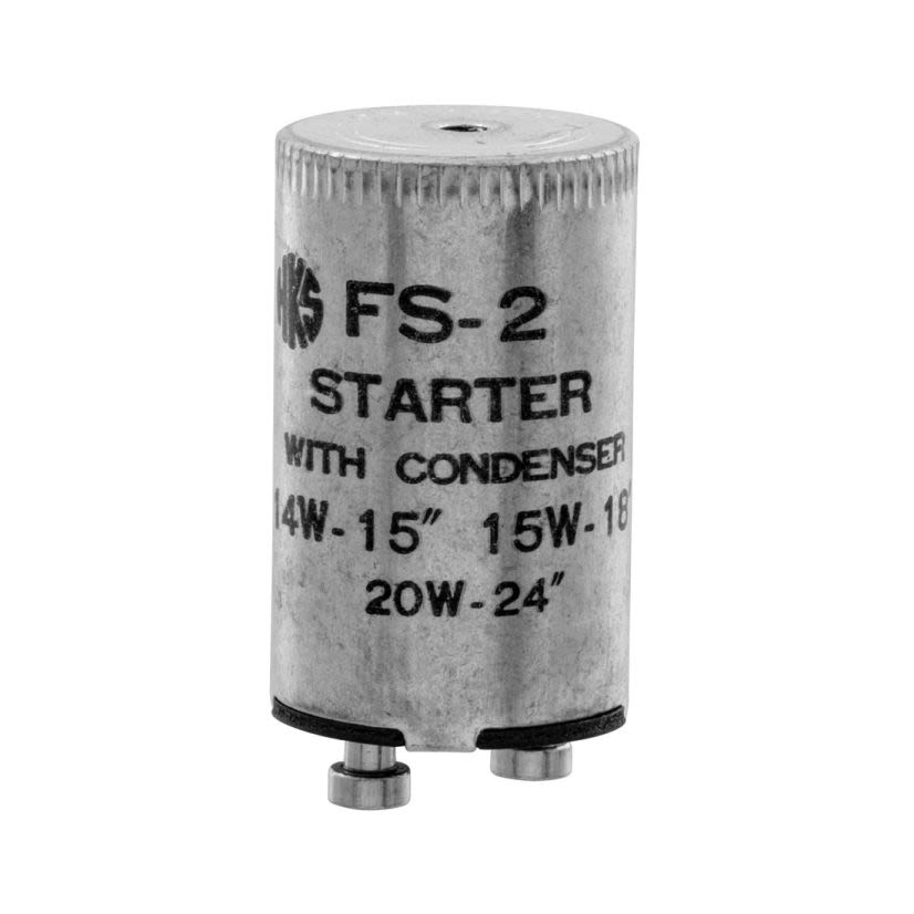 Hubbell Wiring Device-Kellems FS2 Neo-Start Fluorescent Starter, 14/15/20 W Fluorescent Lamp