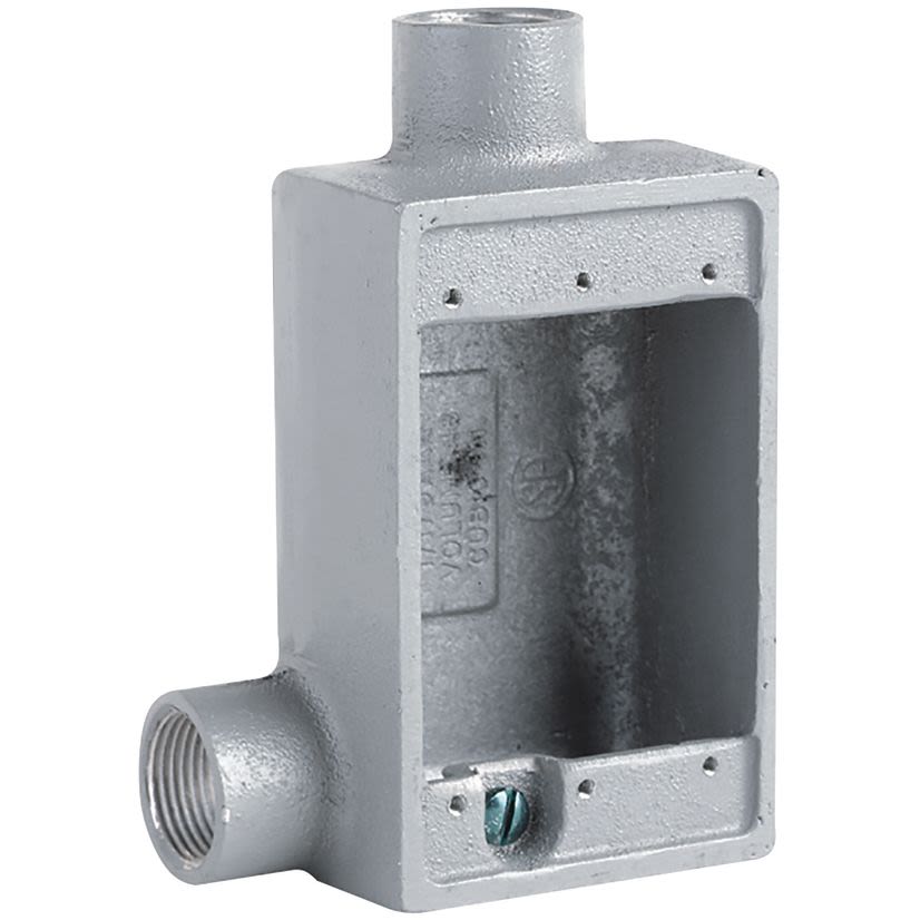 Hubbell Killark FSL-2M 3/4" FS Box Shal. "l" Iron