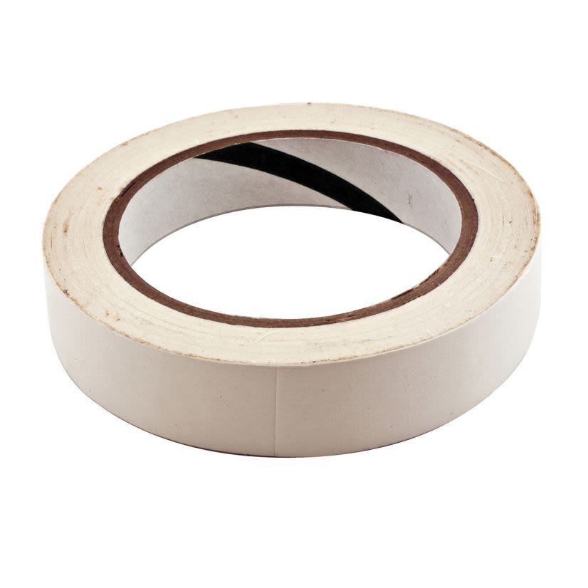 Hubbell Wiring Device-Kellems FTT1 2-Sided Standard Adhesive Tape, 75 ft L x 1 in W, 1.7 in THK, PVC, White