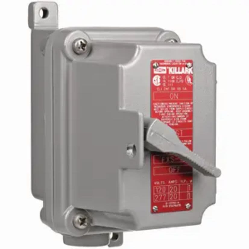 Hubbell Killark FXSX52 SWITCH 1GANG 2P FEED 3/4" FACT SEAL