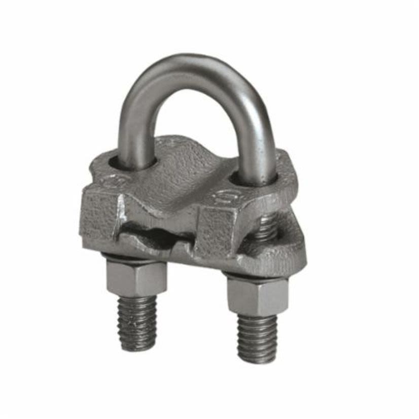 Hubbell BURNDY GAR1129 Mechanical Grounding Connector, 1/2 in Rod, 2/0 AWG to 250 kcmil Conductor, Copper Alloy