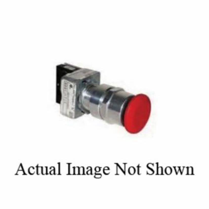 Hubbell Killark GOML1R3 Extended Push-Pull Operator, 1NO-1NC Contact, Red