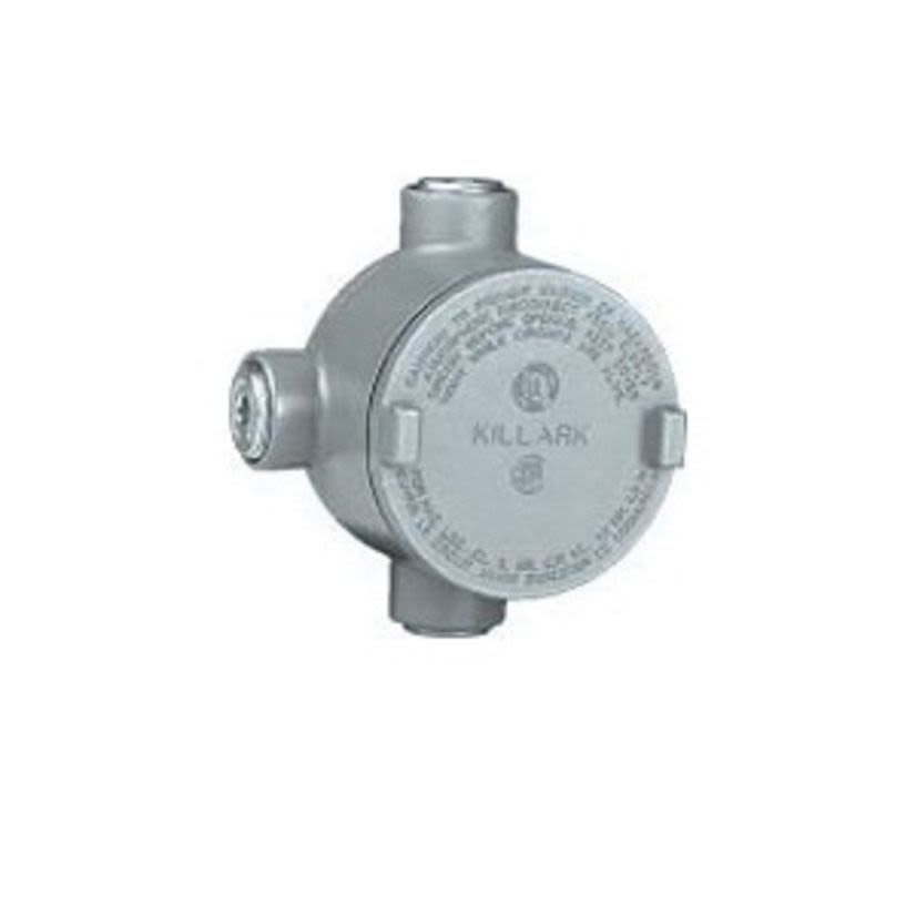 Hubbell Killark GRR-3 GRR Conduit Outlet Body With Blank Cover, 1 in Hub, Copper Free Aluminum, Powder Coated