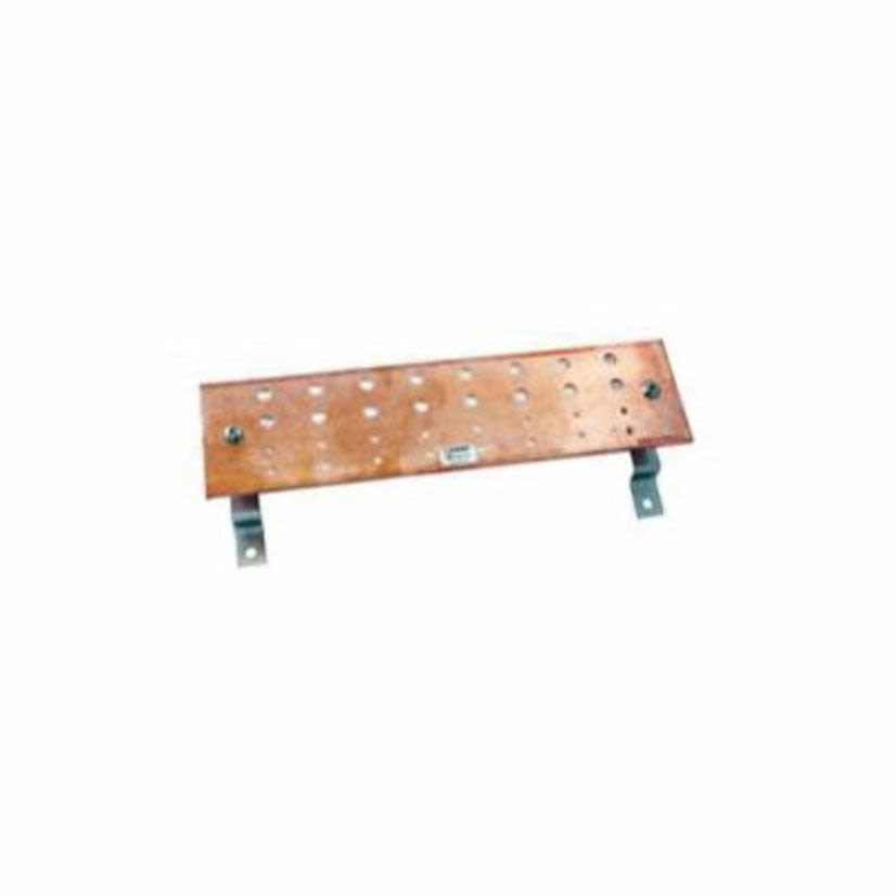 PREMISE WIRING HBBB14416H Type TMGB Insulated Bonding Busbar, 16 in L Bar x 4 in W, (16) Holes, 600 V AC, Copper