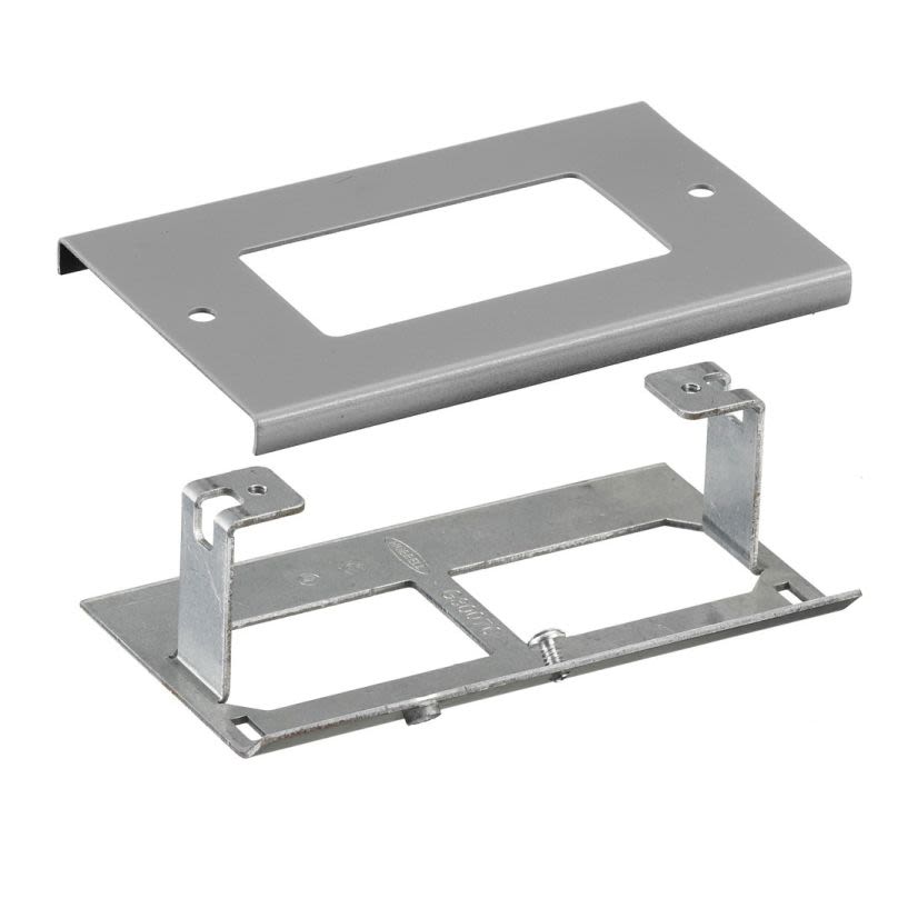 Hubbell Wiring Device-Kellems Style Line HBL3048RGY Decorator/GFCI Rectangular Standard Receptacle Cover Plate