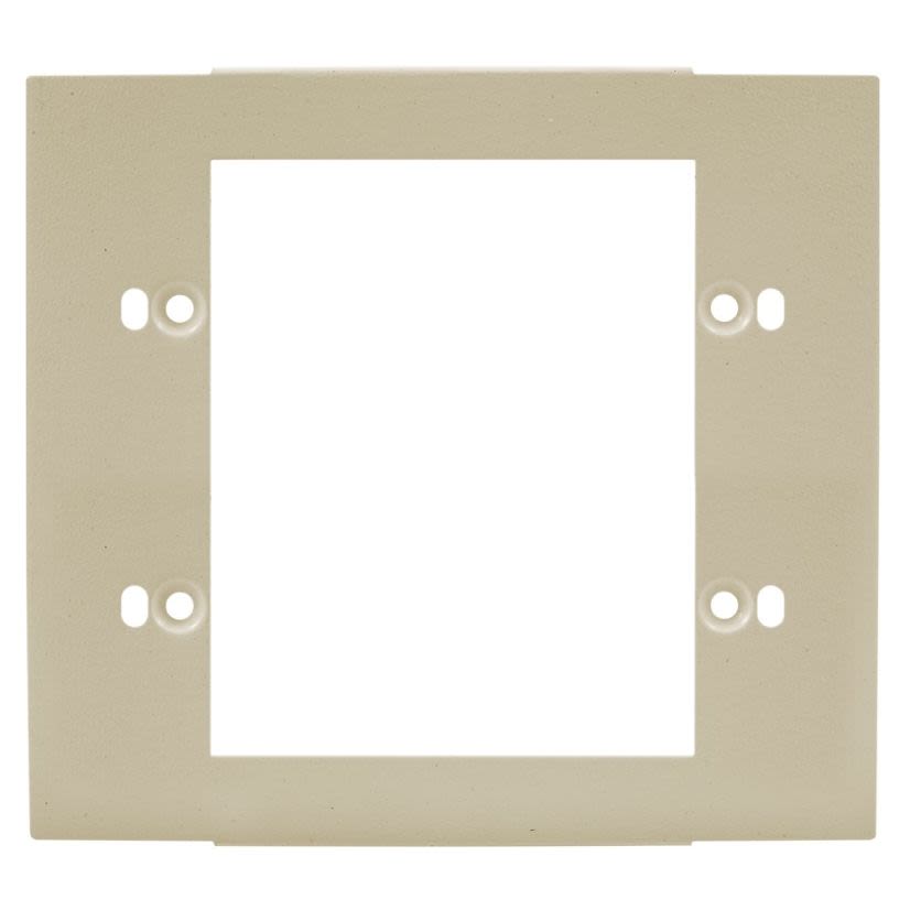Hubbell Wiring Device-Kellems HBL4747C2IV HBL4750 1-Piece Standard Device Cover Plate, For Use With HBL4750 Series Metal Raceway, Solid Surface, Ivory