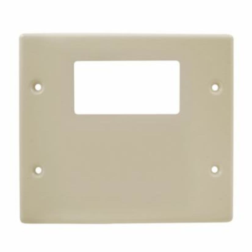 Hubbell Wiring Device-Kellems HBL4747RXIV 2-Gang 1-Decorator 1-Blank Standard Device Cover Plate