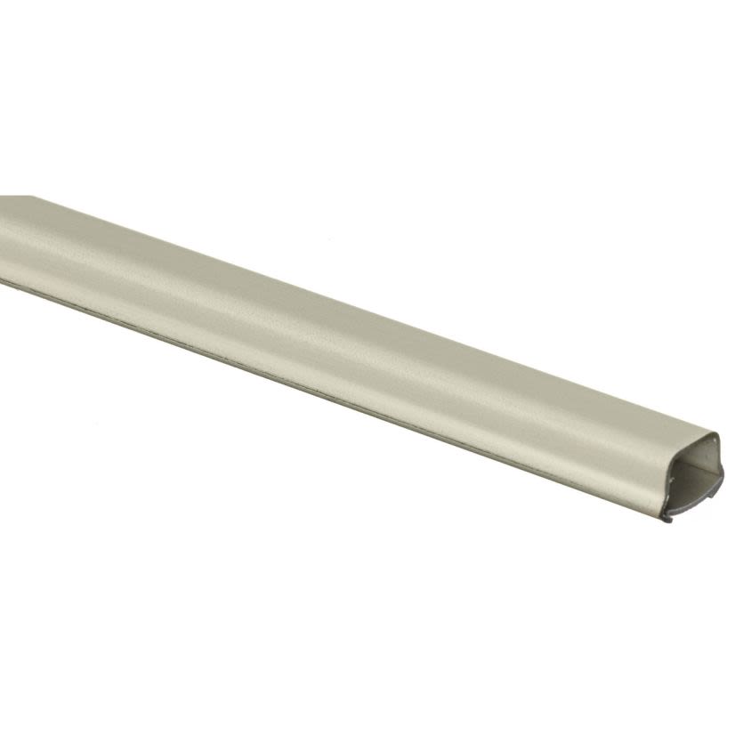 Hubbell Wiring Device-Kellems PlugTrak HBL50010IV Integral Base and Cover, 10 ft L x 0.76 in W x 0.53 in H, 1 Channel, Steel