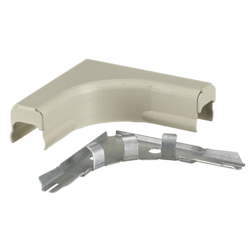 Hubbell Wiring Device-Kellems HBL5711BRIVA Large Radius Standard Raceway Elbow, 90 deg Bend, 1-1/2 in Bend Radius, 0.4 sq-in, Rolled Steel