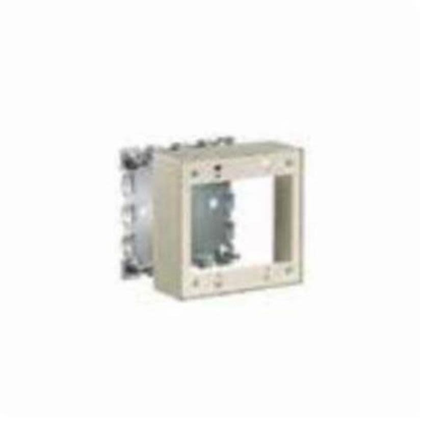 Hubbell Wiring Device-Kellems HBL57442IVA Extra Deep Receptacle Box, 4.8 in L x 4.6 in W x 2.8 in H, Steel, Ivory