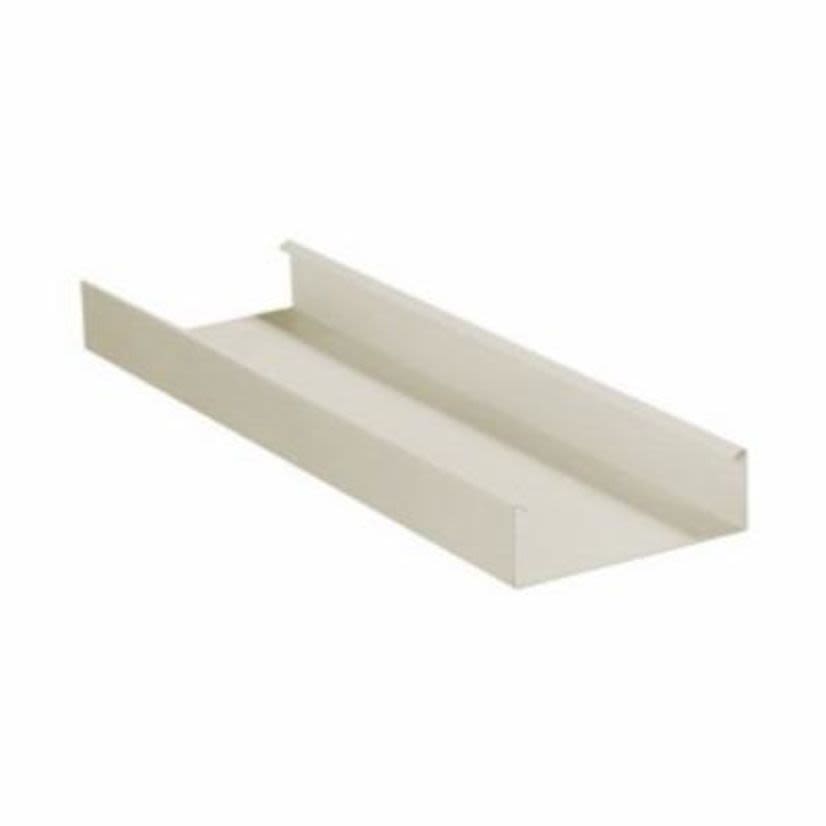 Hubbell Wiring Device-Kellems HBL6750B10GY 1-Channel Removable Standard Raceway Base With Removable Cover, 10 ft L x 6-3/4 in W x 2.12 in H, Steel, Gray