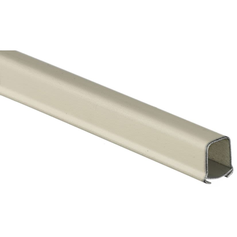 Hubbell Wiring Device-Kellems PlugTrak HBL75010IV Integral Base and Cover, 10 ft L x 0.76 in W x 0.85 in H, 1 Channel, Steel