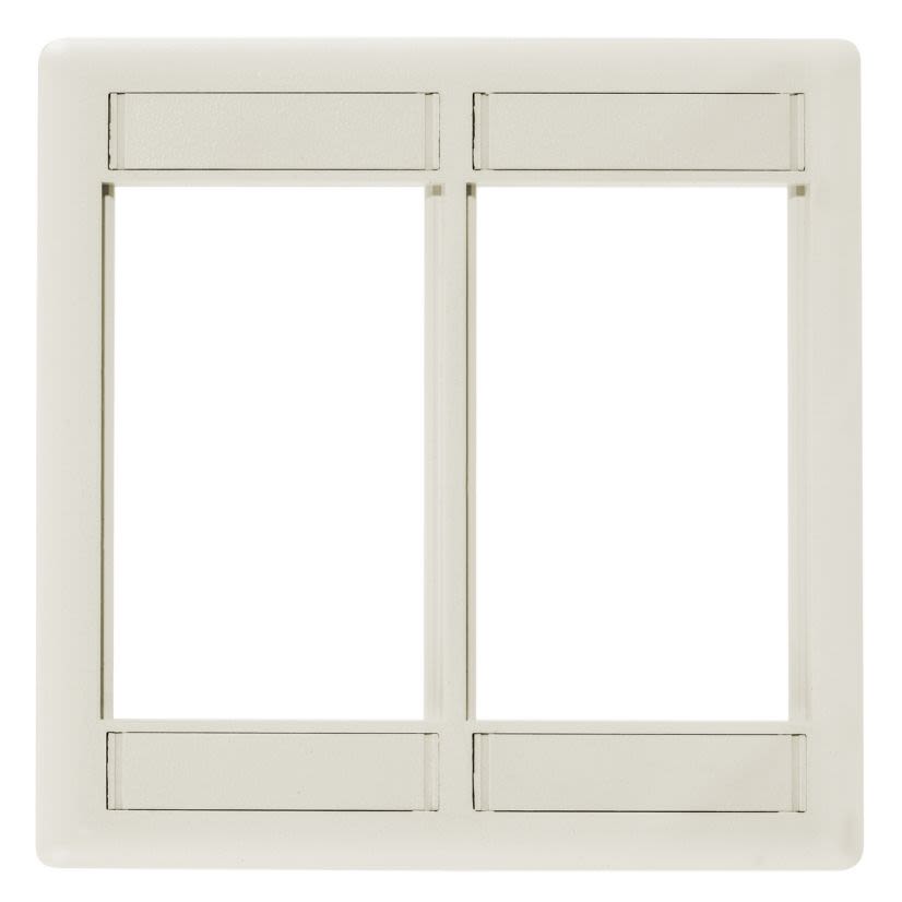 Hubbell Wiring Device-Kellems IMF2OW PLATE, ISTATION,MODULE FRAME,2G,6U,OW