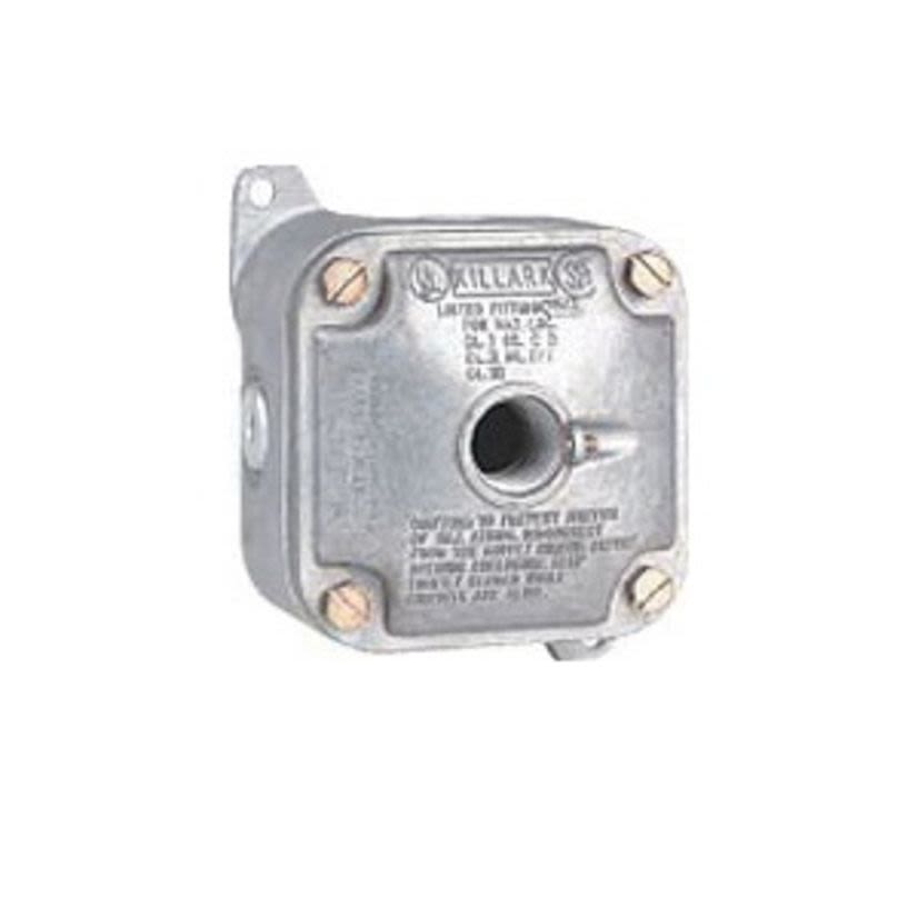 Hubbell Killark JALX-22 JAL/X Conduit Outlet Body With Hub Cover, 3/4 in Hub, Copper Free Aluminum, Natural