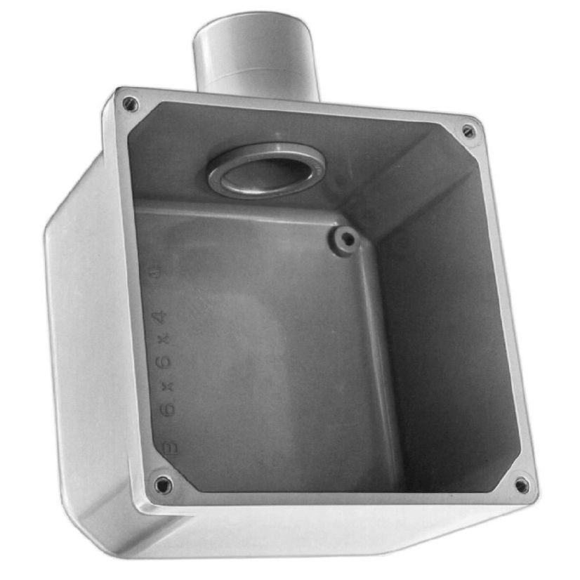 Ipex JBA10 Junction Box Adapter, For Use With Electrical Fitting Boxes, PVC