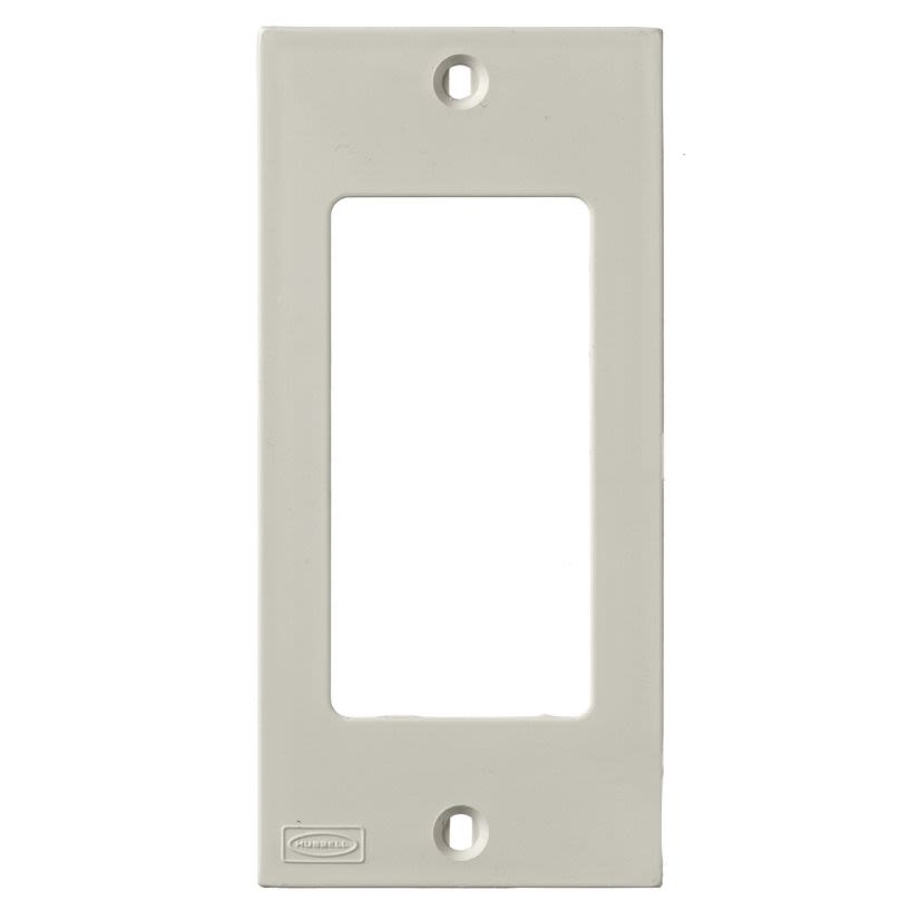 Hubbell Wiring Device-Kellems KP26 KP Series 1-Gang Non-Metallic Faceplate