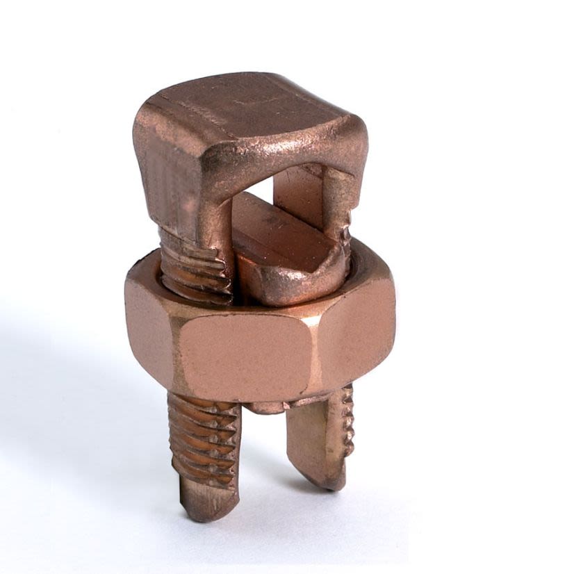 Hubbell BURNDY SERVIT KS22 KS Series Type KS Compact Split Bolt, (1) 8 AWG Stranded to 6 AWG Solid Copper Conductor, 1-1/2 in L, Copper Alloy