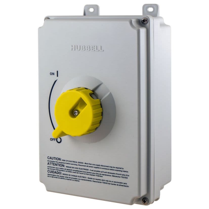 Hubbell Wiring Device-Kellems MD60 60A DISCONNECT, 4X