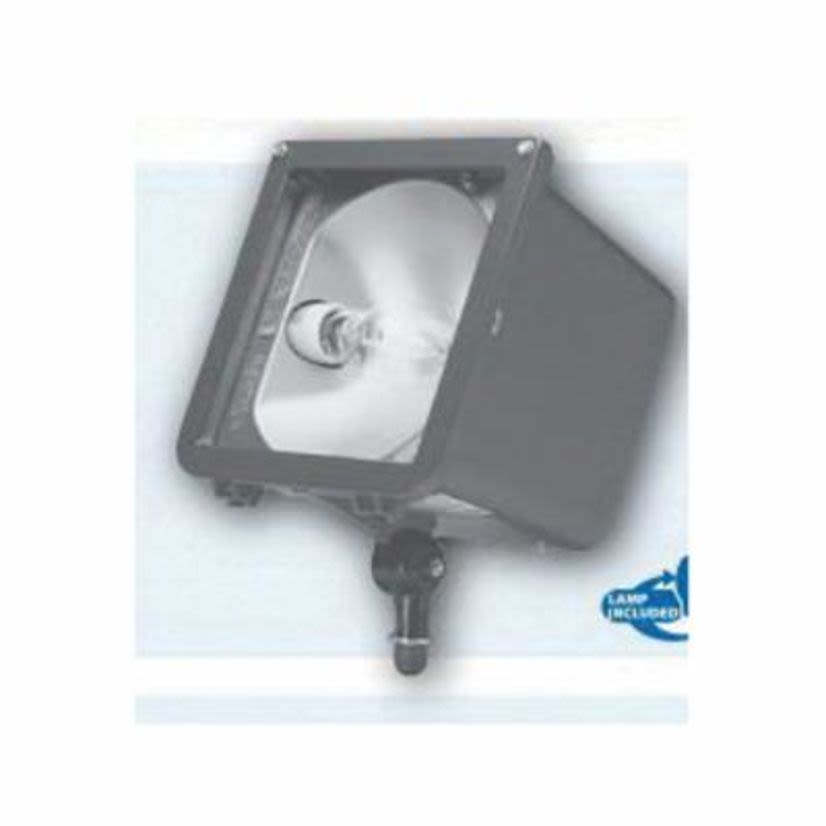 Hubbell Wiring Device-Kellems MIC-0150P-338 Medium Beam Compact Floodlight Fixture,) Metal Halide Lamp, 150 W Fixture, 120/208/240/277 VAC, Bronze Powder Coated Housing