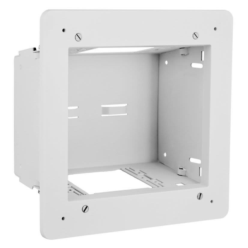 Hubbell Wiring Device-Kellems netSELECT NSAV62M 2-Gang In-Wall FPTV Connection Enclosure, Steel