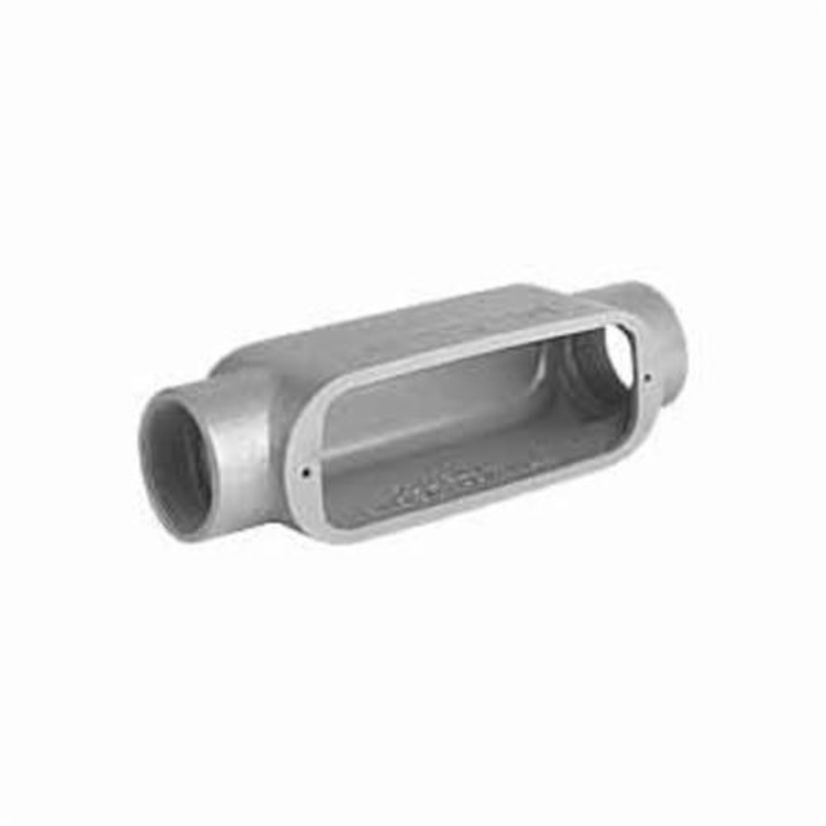 Hubbell Killark Duraloy 5 OC-3 O Series Type C Conduit Body, 1 in Hub, 85, 12 cu-in, Aluminum, Powder Coated