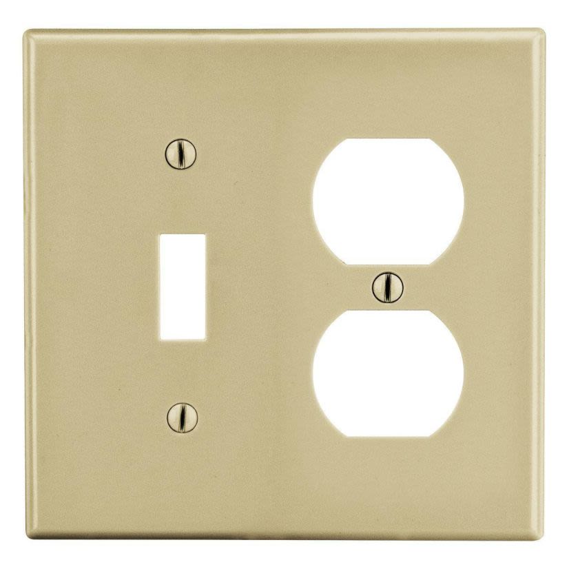 Hubbell Wiring Device-Kellems P18I Non-Metallic Standard Wall Plate