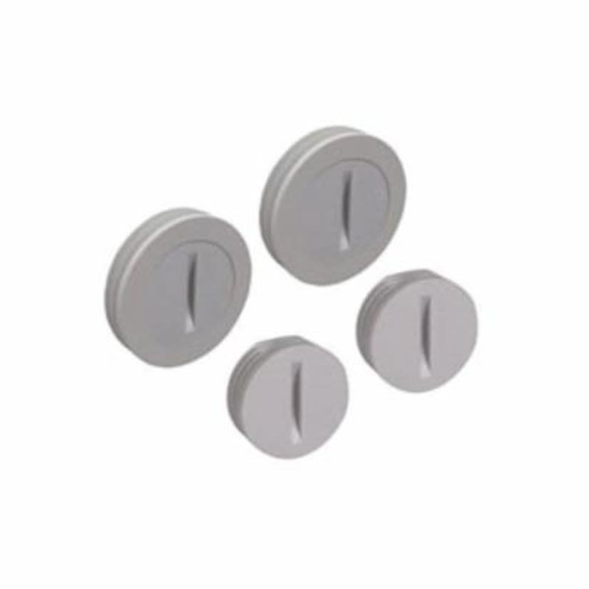 BELL PCP47550GY Non-Metallic Closure Plug Assortment, 1/2 in Dia, 1/2, 3/4 in NPT Thread, Gray