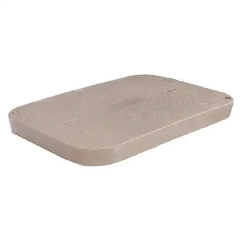 Hubbell QUAZITE PG3048HA0009 HA Series 1-Piece Tier-15 Blank Heavy Duty Underground Cover, 48 in L x 30 in W x 3 in D, For Use With Splice, Pull Box Equipment Enclosure, Concrete Box, Polymer Concrete