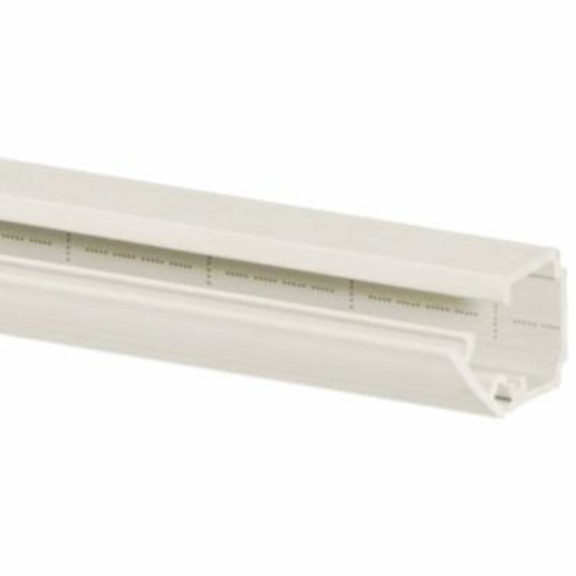 Hubbell Wiring Device-Kellems PremiseTrak PP1ABC5 Standard Latching Raceway With Adhesive, 5 ft L x 0.84 in W x 0.77 in H, 1 Channel, Thermoplastic