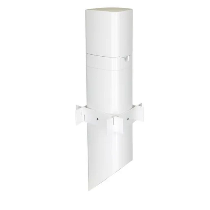 Hubbell TAYMAC PP50W Post/Enclosure Assembly - White